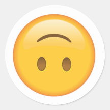 絵文字の上下反転ステッカー