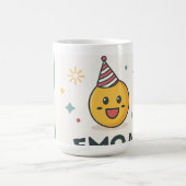絵文字の日を祝おう すべての気持ちを表現しよう  コーヒーマグカップ (中央)