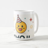 絵文字の日を祝おう すべての気持ちを表現しよう  コーヒーマグカップ (正面右)