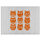 絵文字の生き方 カッティングボード (正面)