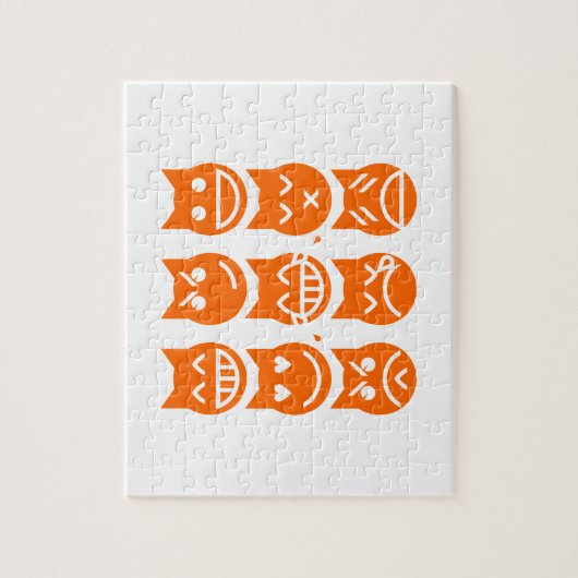 絵文字の生き方 ジグソーパズル (縦)