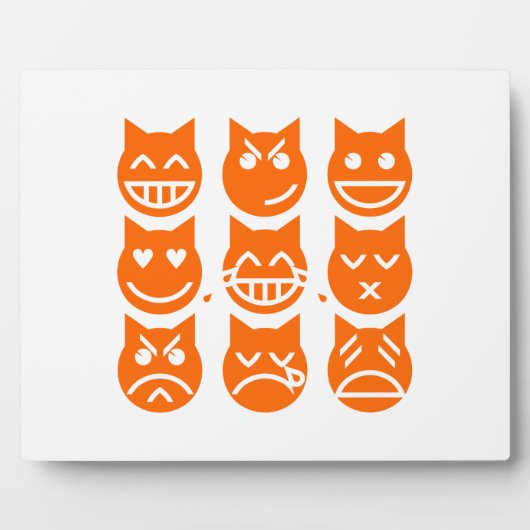 絵文字の生き方 フォトプラーク (正面)