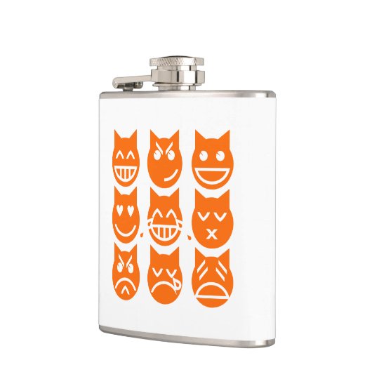 絵文字の生き方 フラスク (左)