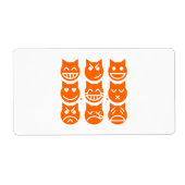 絵文字の生き方 ラベル (正面)