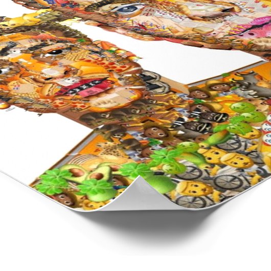 絵文字の芸術 ポスター (角)