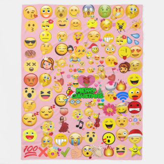 絵文字の過負荷 フリースブランケット