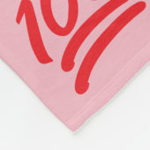 絵文字の過負荷 フリースブランケット (角)