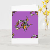 絵文字の魔女 カード (黄色い花)