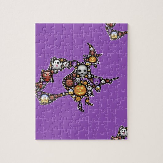 絵文字の魔女 ジグソーパズル (縦)