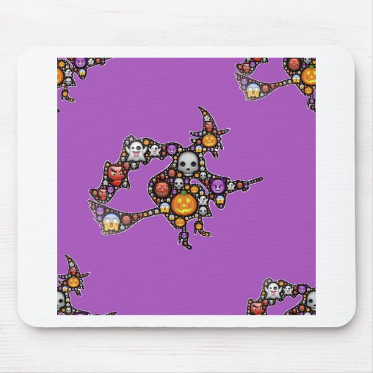 絵文字の魔女 マウスパッド (正面)