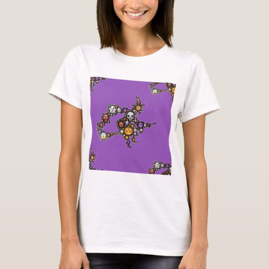 絵文字の魔女 Tシャツ (正面)