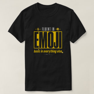 絵文字は得意Tシャツ| Tシャツ