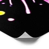 絵文字よくはしゃぐ爆発 ポスター (角)