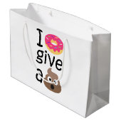 絵文字を与えウンチする ラージペーパーバッグ (裏面アングル)