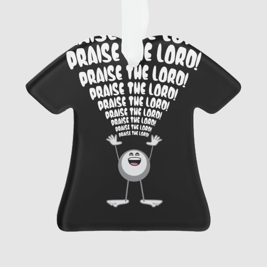 絵文字を褒める オーナメント (正面)