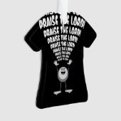 絵文字を褒める オーナメント (正面)