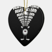 絵文字を褒める セラミックオーナメント (左)