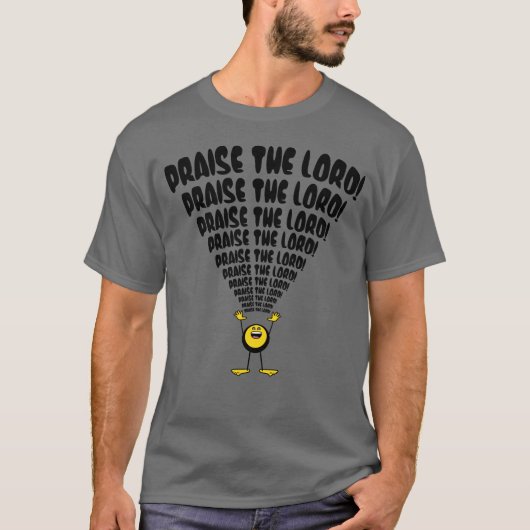 絵文字を褒める Tシャツ (正面)