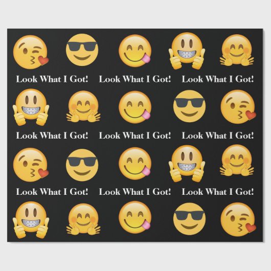 絵文字を見る得 ラッピングペーパー (フラット)