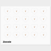 絵文字ウィンキング舌アウトgiraffe顔 ハートシール (シート)