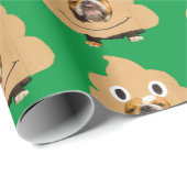 絵文字ウンチの犬 ラッピングペーパー (ロールコーナー)