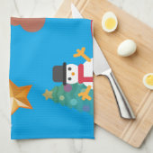 絵文字ウンチクリスマス キッチンタオル (四つ折り)