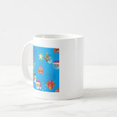 絵文字ウンチクリスマス コーヒーマグカップ (正面左)