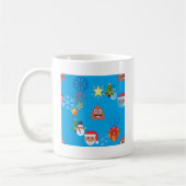 絵文字ウンチクリスマス コーヒーマグカップ (左)