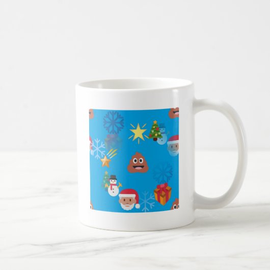 絵文字ウンチクリスマス コーヒーマグカップ (右)