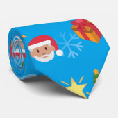 絵文字ウンチクリスマス ネクタイ (ロール)