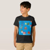 絵文字ウンチクリスマス Tシャツ (正面フル)