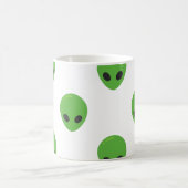 絵文字エイリアン コーヒーマグカップ (中央)