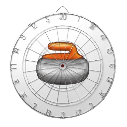 絵文字カーリングストーン ダーツボード (正面)