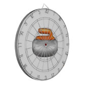 絵文字カーリングストーン ダーツボード (正面左)