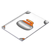 絵文字カーリングストーン ノートブック (左側)
