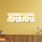 絵文字キャンバス キャンバスプリント (インサイチュ (リビング))