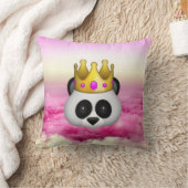 絵文字クラウンパンダ クッション (ブランケット)