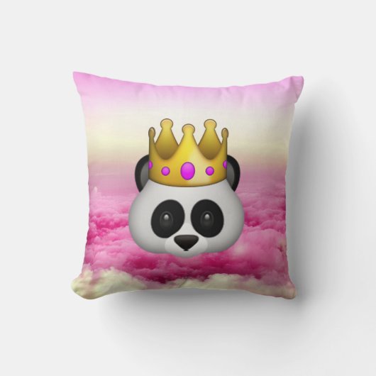 絵文字クラウンパンダ クッション (正面)