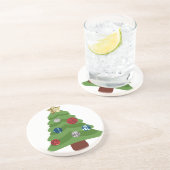 絵文字クリスマスツリー コースター (側面)