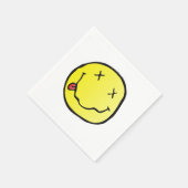 絵文字グランジ紙ナプキン スタンダードカクテルナプキン (角)