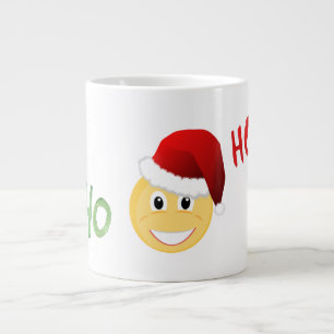 絵文字サンタクリスマスカップ ジャンボコーヒーマグカップ