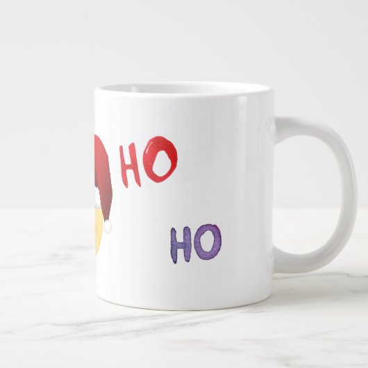 絵文字サンタクリスマスカップ ジャンボコーヒーマグカップ (右)