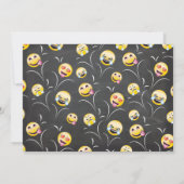 絵文字シャルボードバウンスハウスバースデーパーティー 招待状 (裏面)