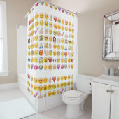 絵文字シャワーカーテン シャワーカーテン (インサイチュ)