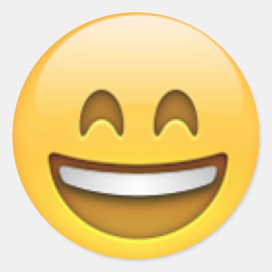 絵文字シール ラウンドシール (正面)