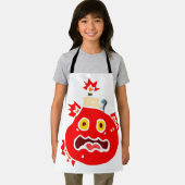 絵文字スタイリッシュ付き&おもしろいデザイン エプロン (インサイチュ)
