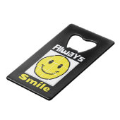 絵文字スマイル クレジットカード栓抜き (正面アングル)