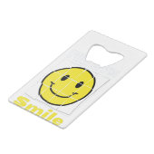 絵文字スマイル クレジットカード栓抜き (裏面アングル)