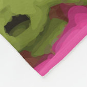 絵文字ゾンビ女性毛布 フリースブランケット (角)