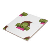 絵文字ゾンビ女性 タイル (側面)